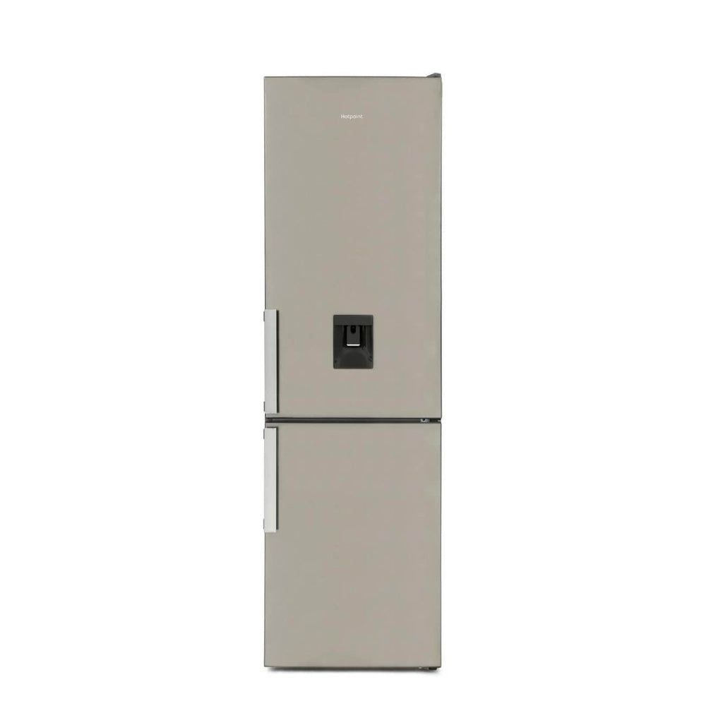 Hotpoint H7T911AMXHAQUA 360 Litre Freestanding Fridge Freezer 70-30 Split Water Dispenser 60cm Wide - Inox - Atlantic Electrics - 39477924462815 