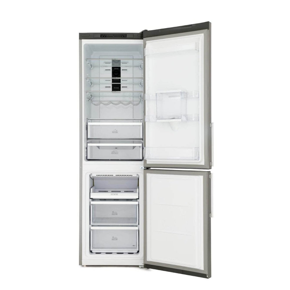 Hotpoint H7T911AMXHAQUA 360 Litre Freestanding Fridge Freezer 70-30 Split Water Dispenser 60cm Wide - Inox - Atlantic Electrics - 39477924430047 