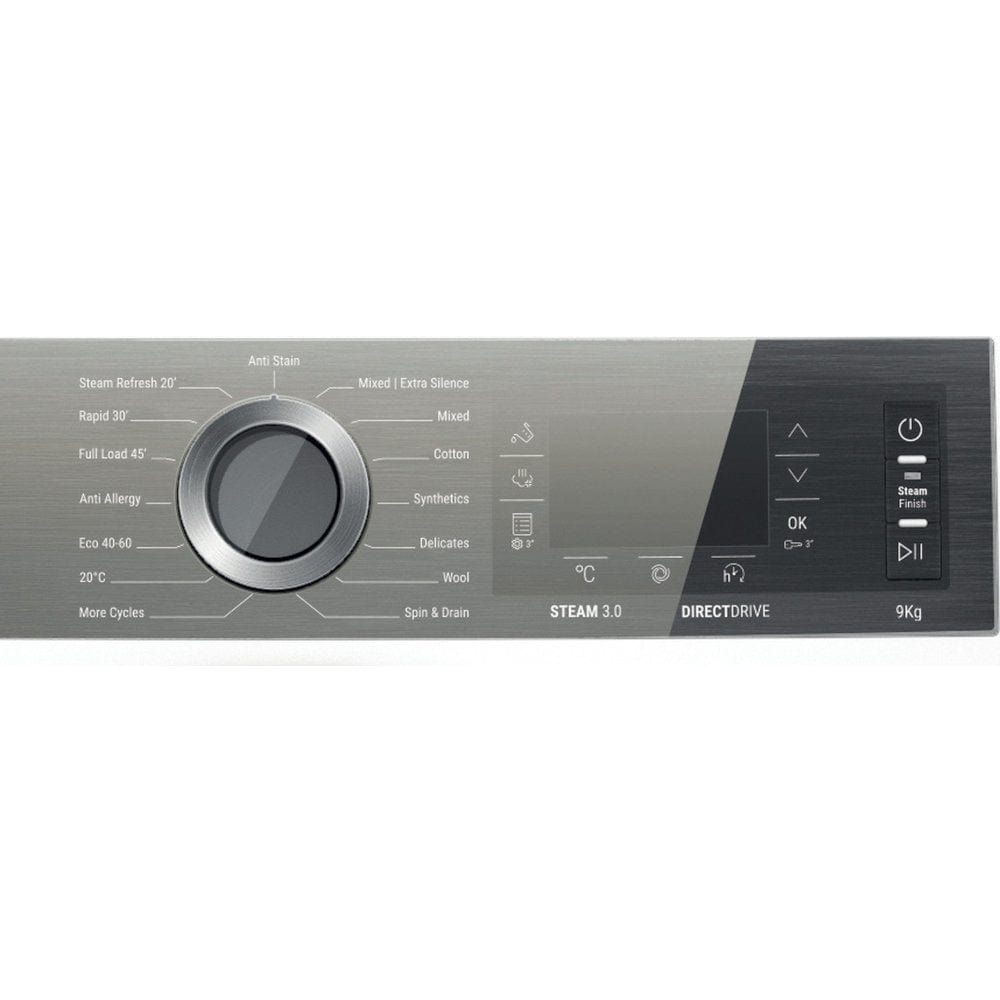 Hotpoint H7W945WBUK 9Kg Freestanding Washing Machine with 1400 rpm, 59.9cm Wide - White | Atlantic Electrics