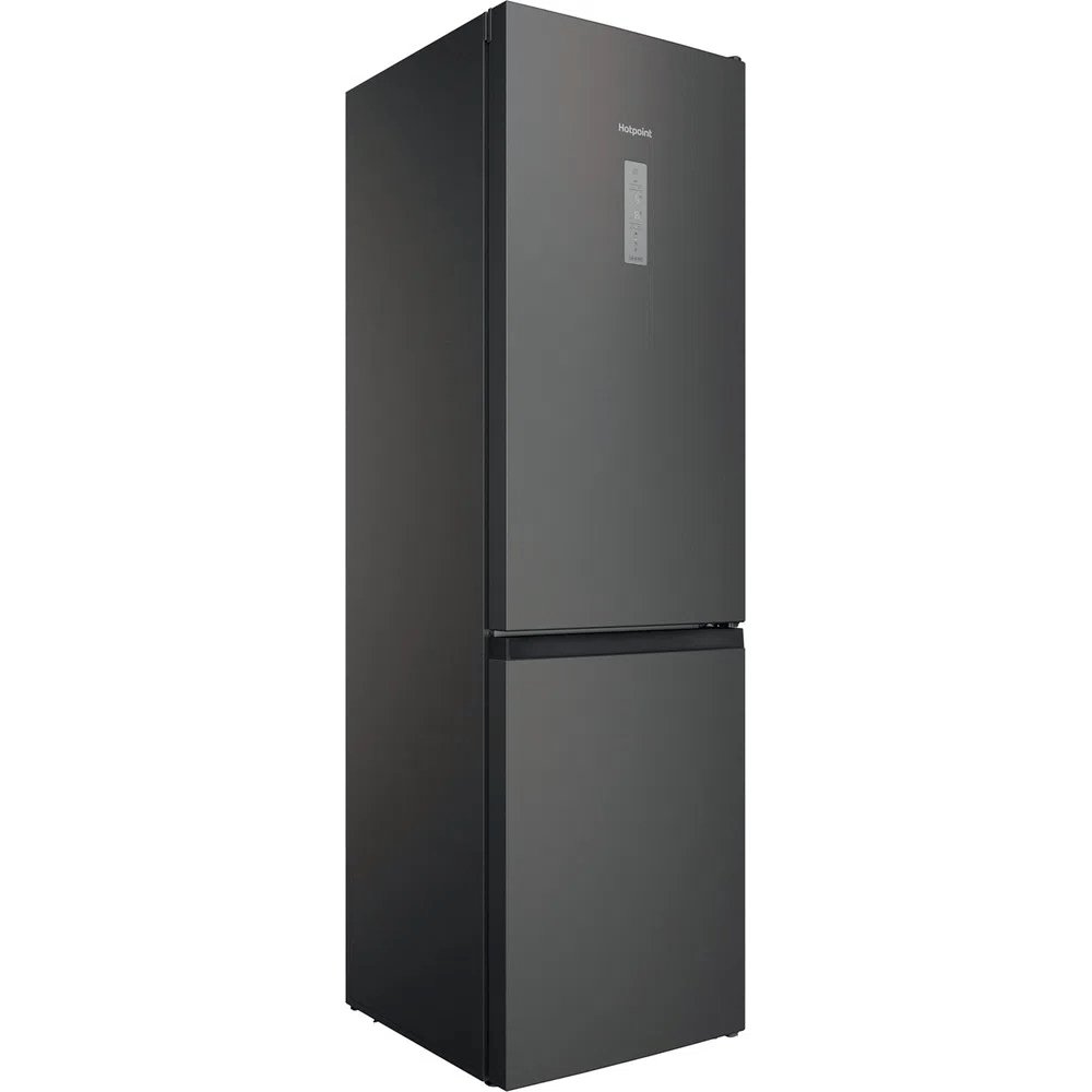 Hotpoint H7X93TSK 367 Litre Freestanding Frost Free Fridge Freezer, 59.6cm Wide - Silver Black | Atlantic Electrics - 39477926494431 