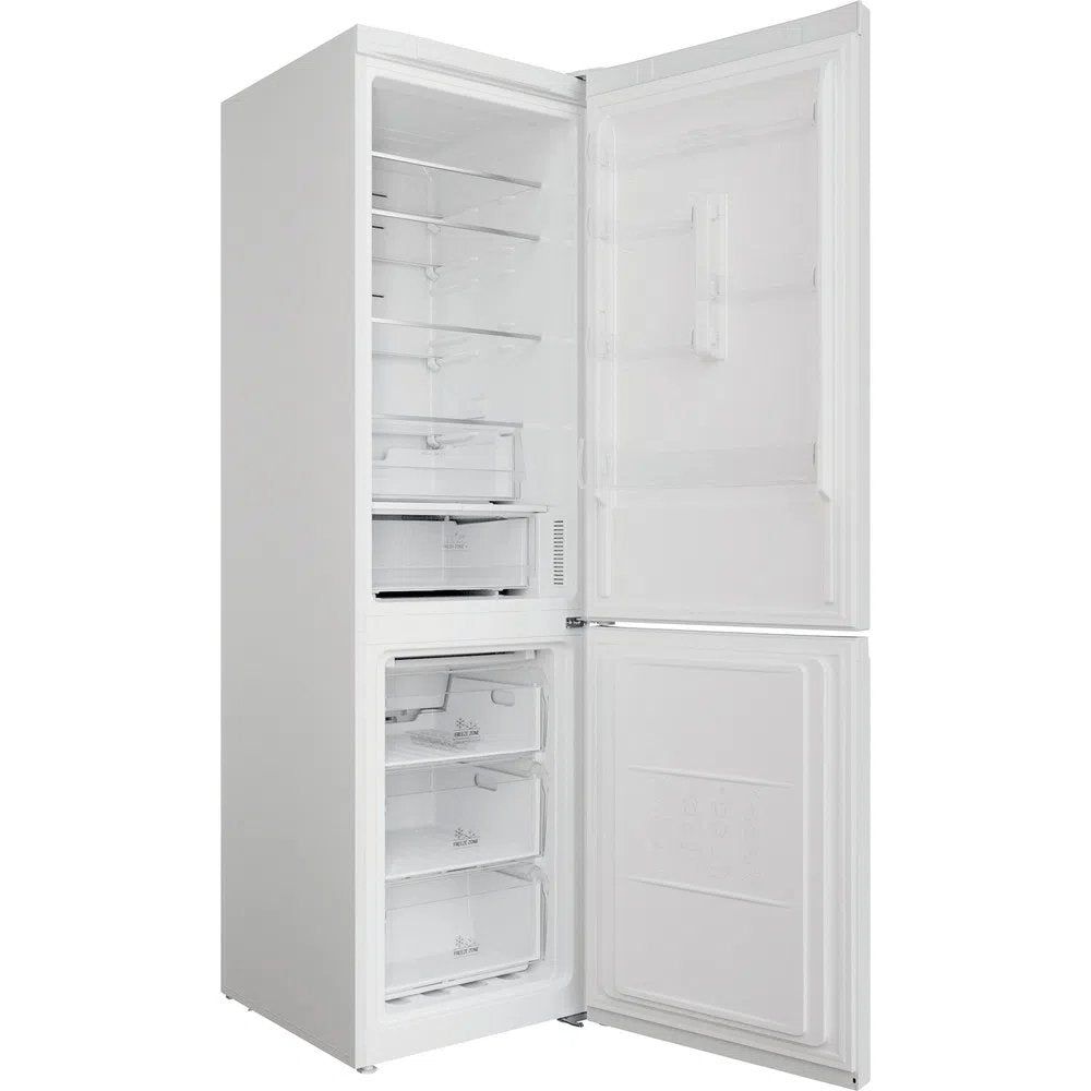 Hotpoint H7X93TW 367 Litre Freestanding Frost Free Fridge Freezer, 59.6cm Wide - White | Atlantic Electrics - 39477928132831 