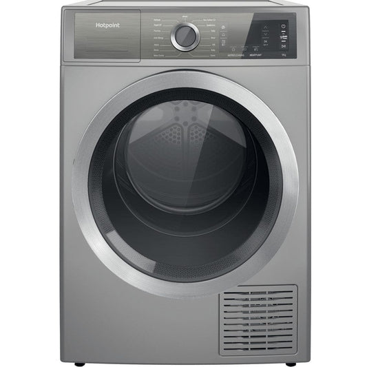 Hotpoint H8D94SBUK 9kg Freestanding Heat Pump Tumble Dryer - Silver | Atlantic Electrics
