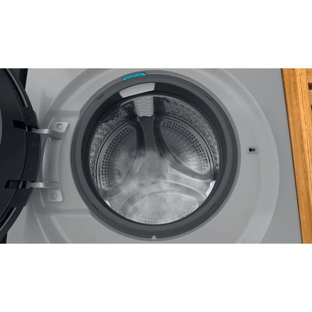 Hotpoint H8W946SBUK 9Kg Freestanding Washing Machine, 1400 rpm, 59.9cm Wide - Silver | Atlantic Electrics - 39478015066335 