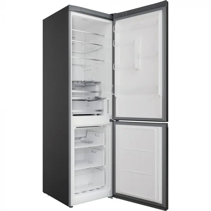 Hotpoint H9X94TSX2 Freestanding Frost Free 60/40 Fridge Freezer in Satin - Stainless Steel | Atlantic Electrics - 40452163141855 