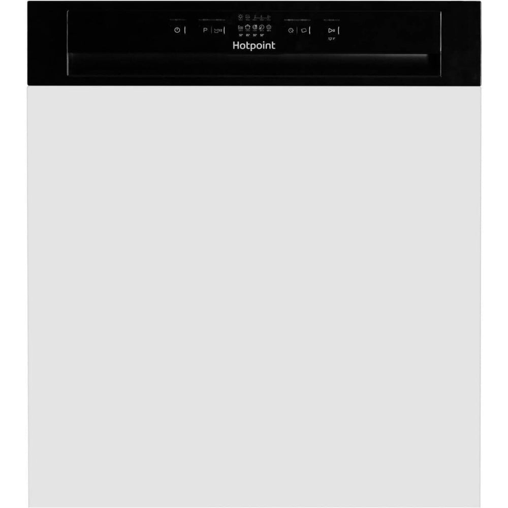 Hotpoint HBC2B19 13 Place Semi-integrated Dishwasher With Black Control Panel - Atlantic Electrics - 39477928689887 