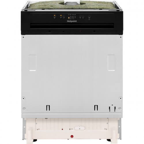 Hotpoint HBC2B19 13 Place Semi-integrated Dishwasher With Black Control Panel - Atlantic Electrics - 39477928919263 