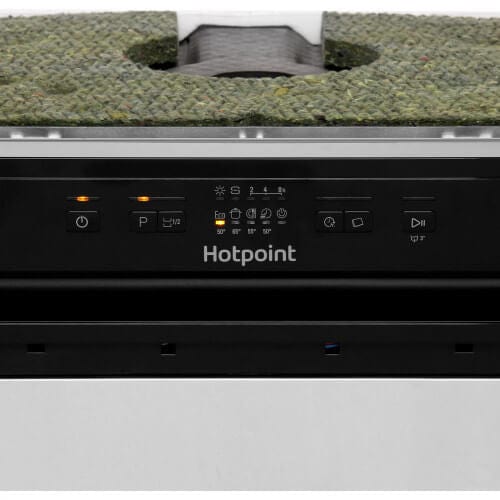 Hotpoint HBC2B19 13 Place Semi-integrated Dishwasher With Black Control Panel - Atlantic Electrics - 39477928853727 