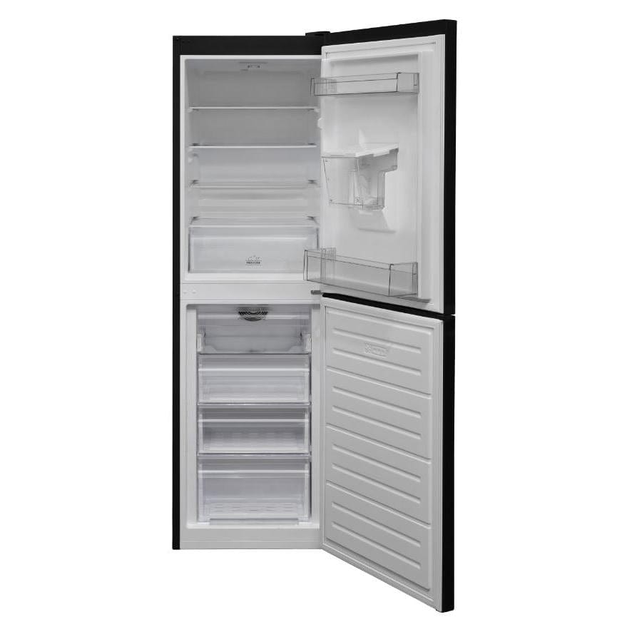 Hotpoint HBNF55181BAQUA Frost Free Freestanding Fridge Freezer With Water Dispenser - Black | Atlantic Electrics - 39477927313631 