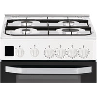 Thumbnail Hotpoint HD5G00CCW Double Cavity Gas Cooker - 39477928657119