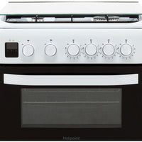 Thumbnail Hotpoint HD5G00CCX 50cm Double Cavity Gas Cooker - 39477930950879