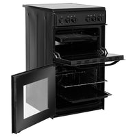 Thumbnail Hotpoint HD5V92KCB 50cm Double Cavity Electric Cooker With Ceramic Hob - 39477935177951