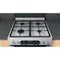 Thumbnail Hotpoint HD67G8CCX 60cm Dual Fuel Cooker Double Oven Gas Hob Stainless Steel - 39477935472863