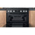 Thumbnail Hotpoint HDM67G0C2CB 60cm Gas Cooker in Black Twin Cavity Oven Gas Hob | Atlantic Electrics- 39477933605087