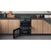 Thumbnail Hotpoint HDM67G0C2CB 60cm Gas Cooker in Black Twin Cavity Oven Gas Hob | Atlantic Electrics- 39477933506783
