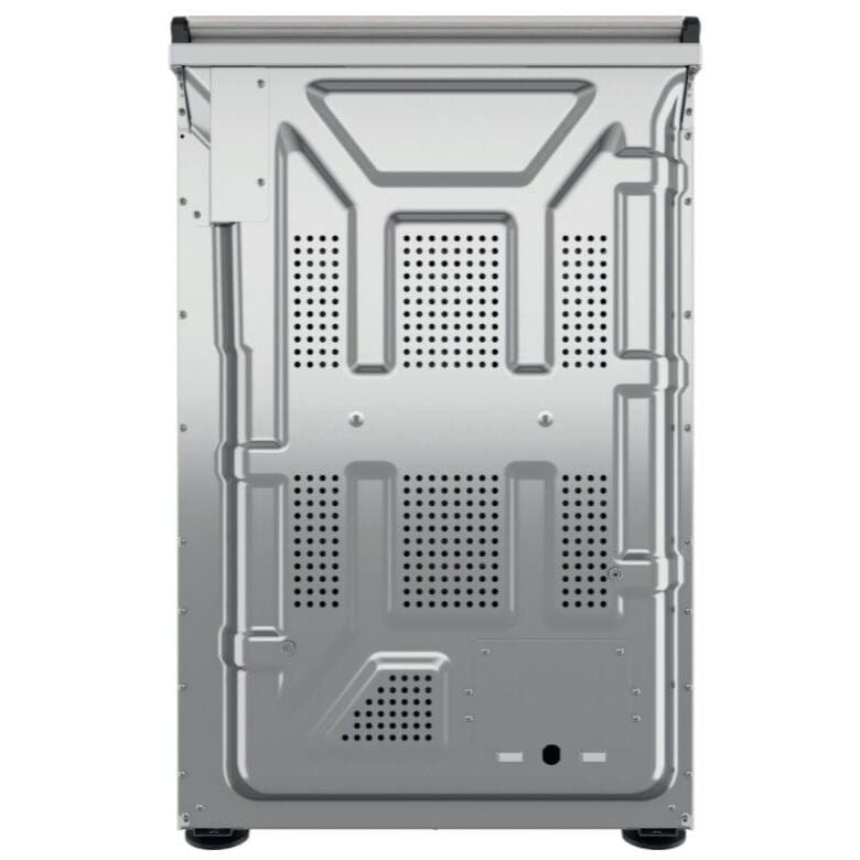 Hotpoint HDM67G0CCW 60cm Gas Cooker in White Twin Cavity Oven Gas Hob | Atlantic Electrics