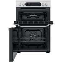 Thumbnail Hotpoint HDM67V9CMW 60cm Double Oven Electric Cooker - 39477937799391