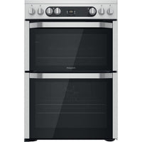 Thumbnail Hotpoint HDM67V9HCX 60cm Double Oven Electric Cooker - 39477937602783