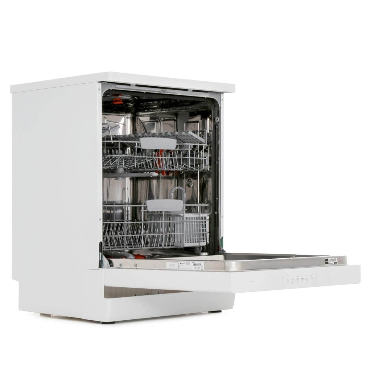 Hotpoint HFC3C26W 60cm Ecotech Dishwasher in White 14 Place Set | Atlantic Electrics