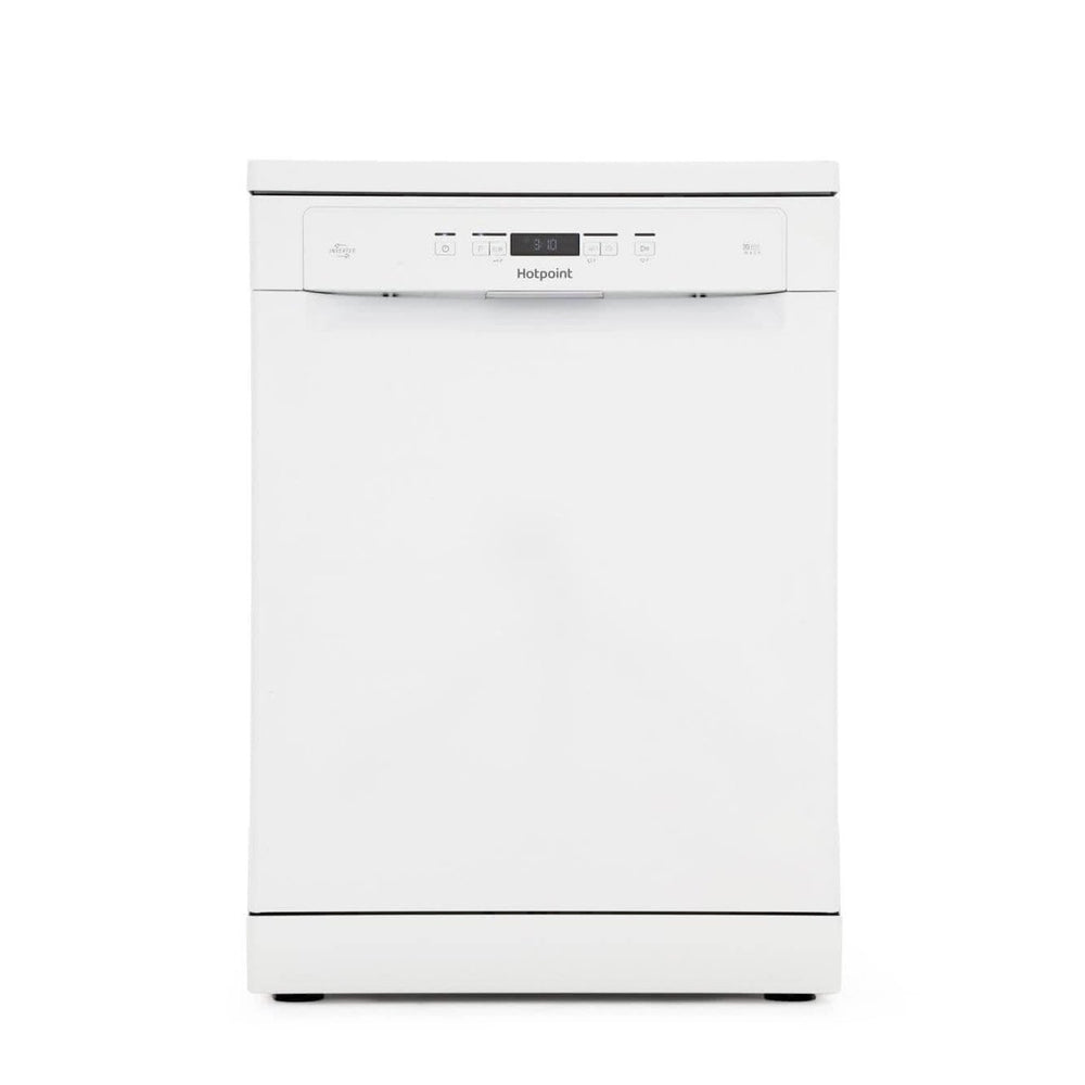 Hotpoint HFC3C26W 60cm Ecotech Dishwasher in White 14 Place Set | Atlantic Electrics - 39477940977887 