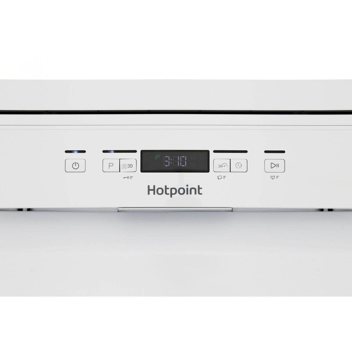 Hotpoint HFC3C26W 60cm Ecotech Dishwasher in White 14 Place Set | Atlantic Electrics