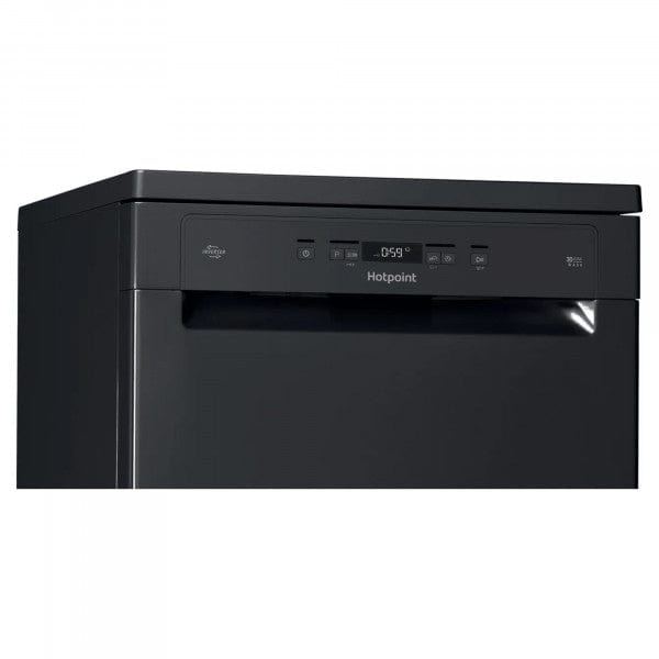 Hotpoint HFC3C26WCBUK 60cm Dishwasher in Black 14 Place Settings | Atlantic Electrics - 39477939536095 