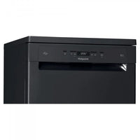 Thumbnail Hotpoint HFC3C26WCBUK 60cm Dishwasher in Black 14 Place Settings - 39477939536095