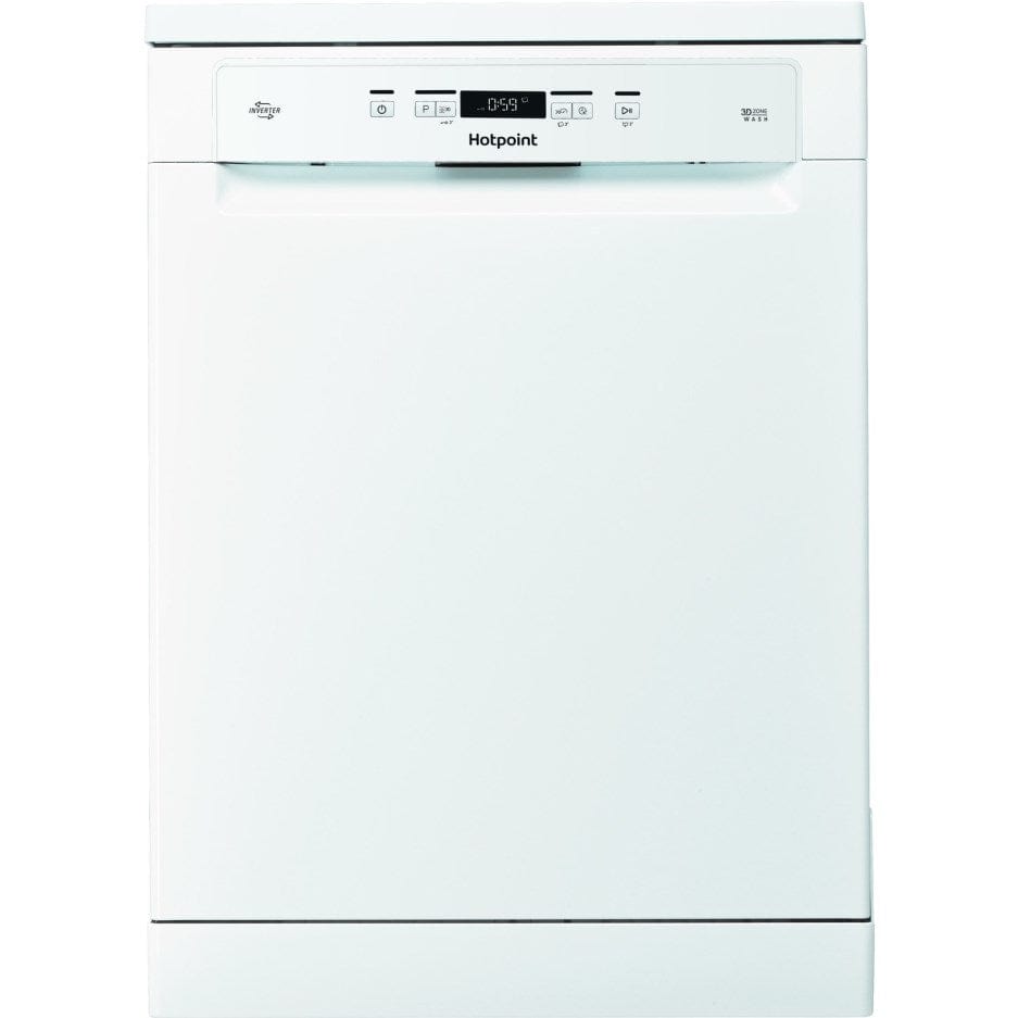 Hotpoint HFC3C32FWUK 14 Place Extra Efficient Freestanding Dishwasher - White | Atlantic Electrics - 39477939011807 