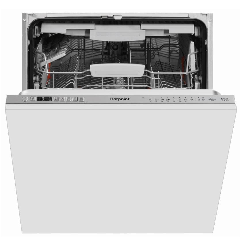 Hotpoint HIO3T241WFEGT Built In Fully Integrated Dishwasher Stainless Steel Place Settings - 14 - Atlantic Electrics - 39477941108959 