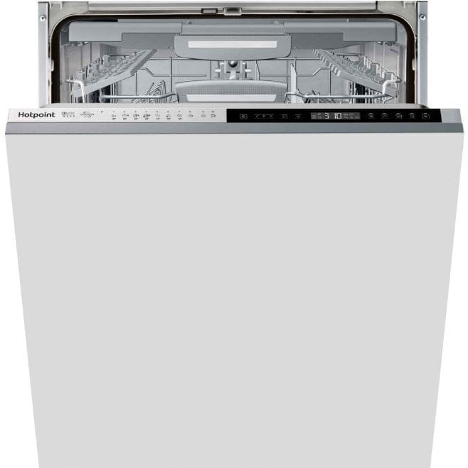 Hotpoint HIP4O539WLEGTUK Fully Integrated Standard Dishwasher - Stainless Steel Effect Control Panel with Fixed Door Fixing Kit - Atlantic Electrics - 39478013133023 