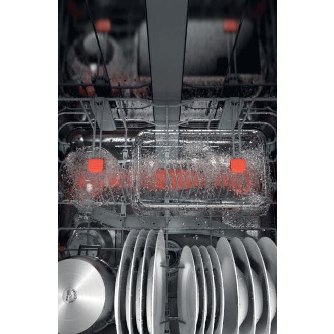 Hotpoint HIP4O539WLEGTUK Fully Integrated Standard Dishwasher - Stainless Steel Effect Control Panel with Fixed Door Fixing Kit | Atlantic Electrics - 39478013460703 