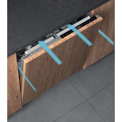 Hotpoint HIP4O539WLEGTUK Fully Integrated Standard Dishwasher - Stainless Steel Effect Control Panel with Fixed Door Fixing Kit | Atlantic Electrics - 39478013559007 