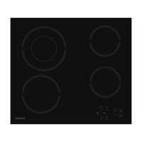 Thumbnail HOTPOINT HR612CH 4 Zone Crystal Finish CeramicTouch Control Hob in Black | Atlantic Electrics- 39478012739807