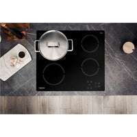 Thumbnail HOTPOINT HR612CH 4 Zone Crystal Finish CeramicTouch Control Hob in Black | Atlantic Electrics- 39478013034719
