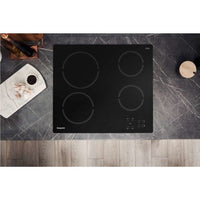 Thumbnail HOTPOINT HR612CH 4 Zone Crystal Finish CeramicTouch Control Hob in Black | Atlantic Electrics- 39478012969183