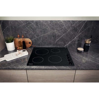 Thumbnail HOTPOINT HR619CH 58cm Four Zone Ceramic Hob With Side Controls - 39478012248287
