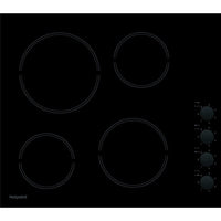 Thumbnail HOTPOINT HR619CH 58cm Four Zone Ceramic Hob With Side Controls - 39478012018911