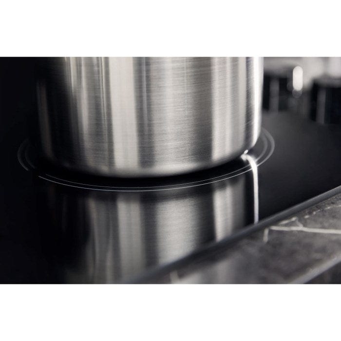 HOTPOINT HR619CH 58cm Four Zone Ceramic Hob With Side Controls - Black | Atlantic Electrics - 39478012412127 