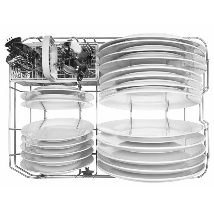 Hotpoint HSFE1B19S Aquarius Slimline 10 Place Freestanding Dishwasher - Silver | Atlantic Electrics - 39478015262943 