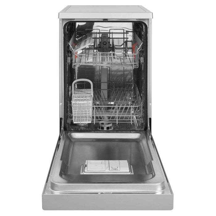 Hotpoint HSFE1B19S Aquarius Slimline 10 Place Freestanding Dishwasher - Silver - Atlantic Electrics - 39478015361247 