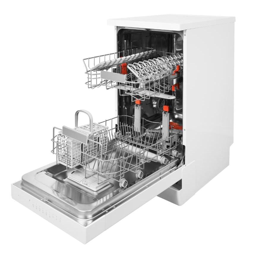 HOTPOINT HSFO3T223W 10 Place Slimline Freestanding Dishwasher - White - Atlantic Electrics - 39478013165791 