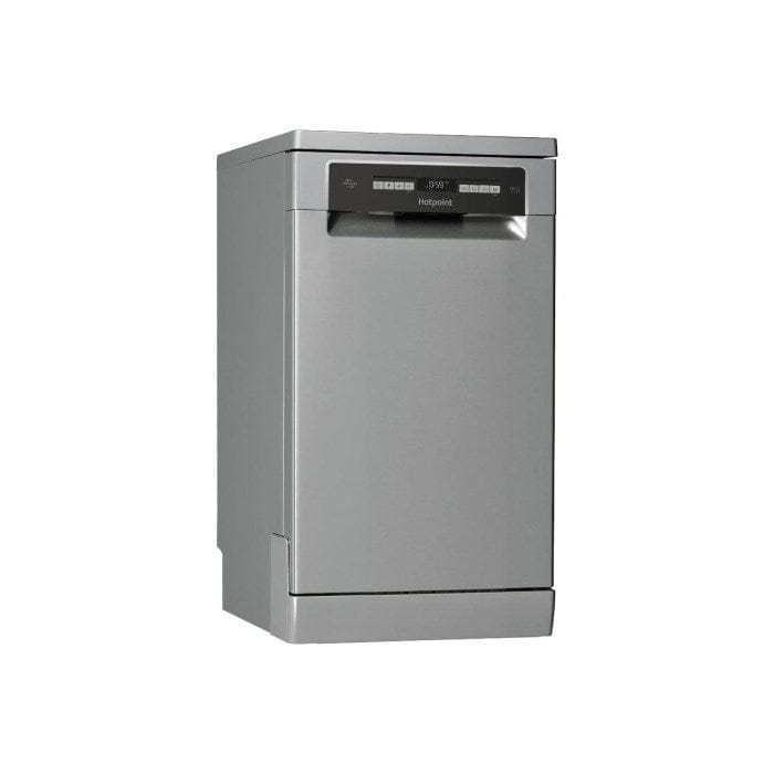 HOTPOINT HSFO3T223WX 10 Place Slimline Freestanding Dishwasher - Stainless Steel - Atlantic Electrics - 39478015951071 