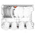 Thumbnail HOTPOINT HSFO3T223WX 10 Place Slimline Freestanding Dishwasher - 39478015918303