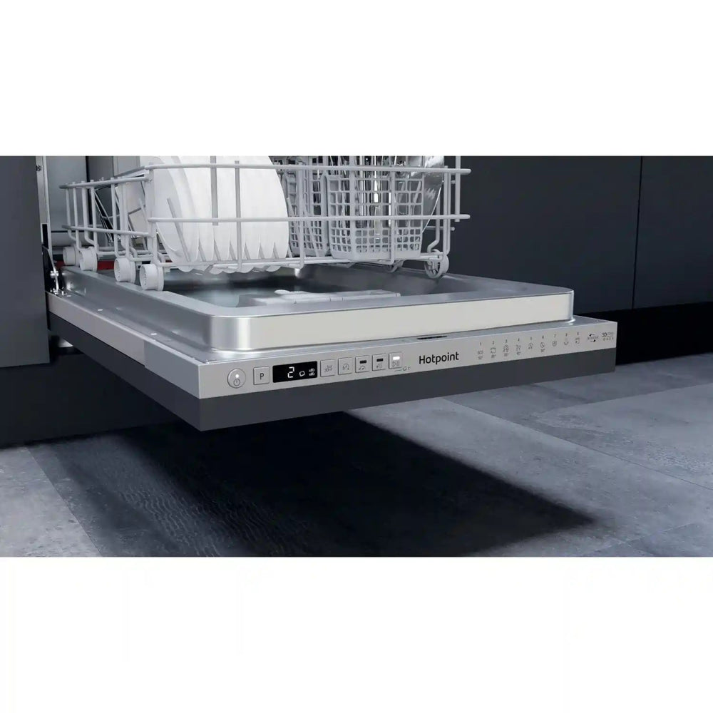 Hotpoint HSIO3T223WCE 45cm Fully Integrated Slimline Dishwasher, 10 Place | Atlantic Electrics - 40743671333087 