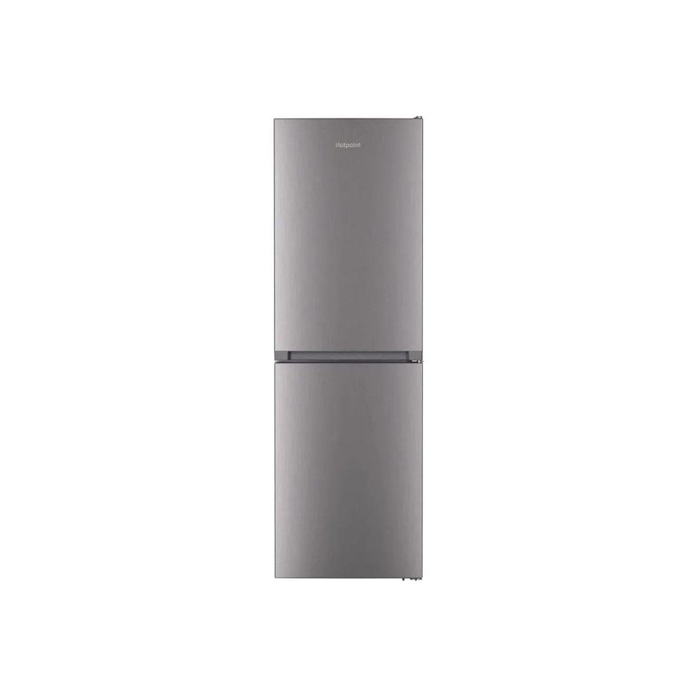 Hotpoint HTFC850TI1X1 322 Litre 50/50 Freestanding Total No Frost Fridge Freezer - Stainless Steel Look | Atlantic Electrics - 39478016377055 