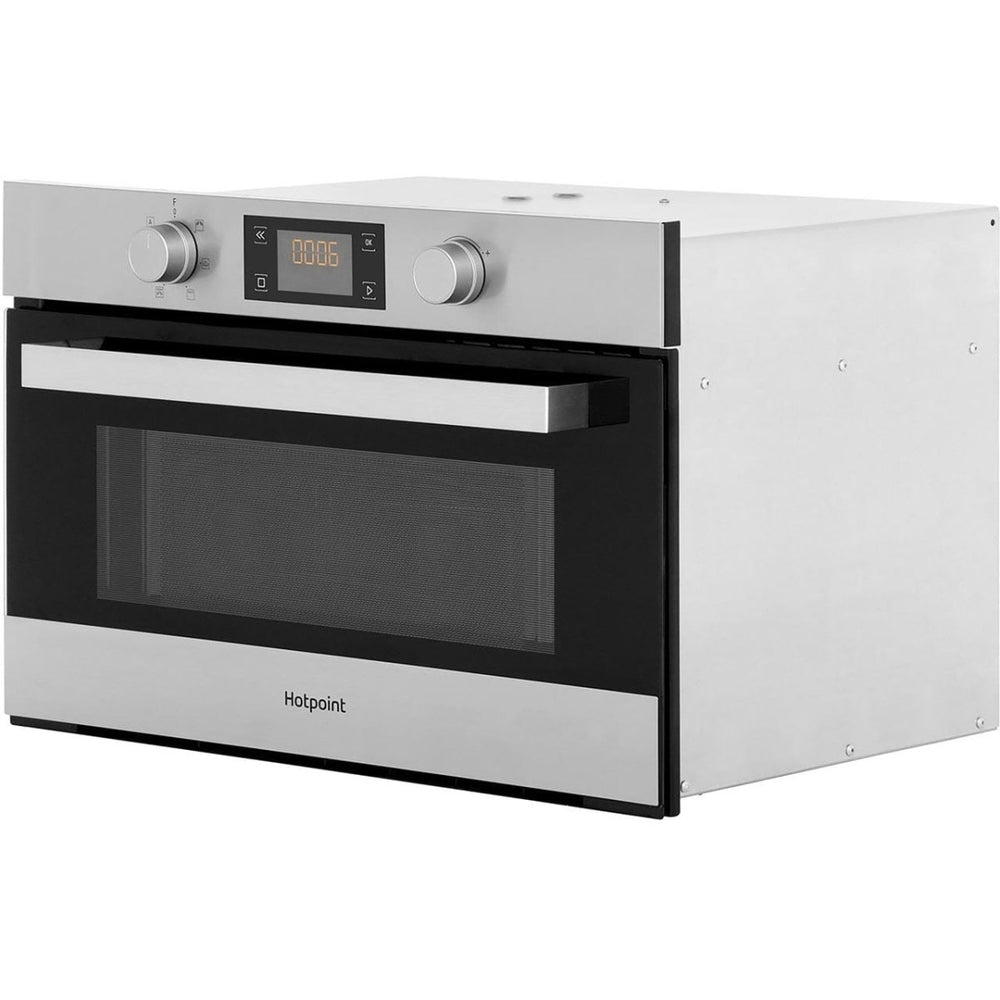 Hotpoint MD344IXH 31L Built-in Microwave Oven And Grill Stainless Steel - Atlantic Electrics - 39478019457247 