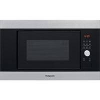 Thumbnail Hotpoint MF20GIXH Built In 20 Liter 800 Watt Microwave With Grill Stainless Steel Effect | Atlantic Electrics- 39478015164639