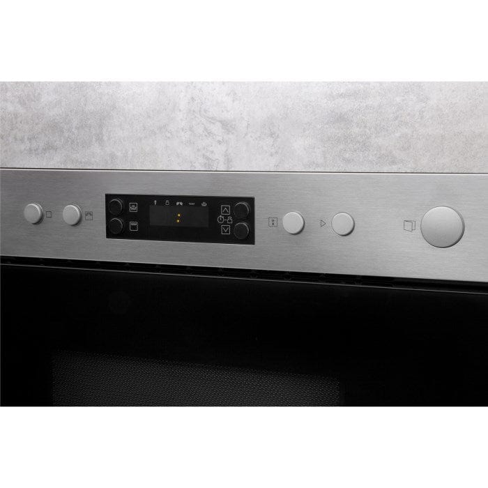 HOTPOINT MN314IXH 22L Built-in Microwave with Grill Stainless Steel - Atlantic Electrics - 39478020636895 