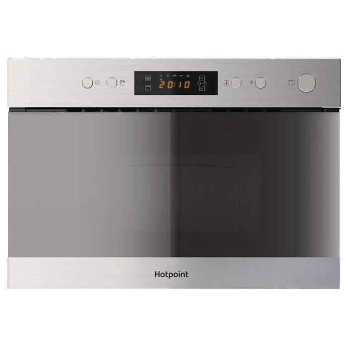 HOTPOINT MN314IXH 22L Built-in Microwave with Grill Stainless Steel | Atlantic Electrics - 39478020276447 