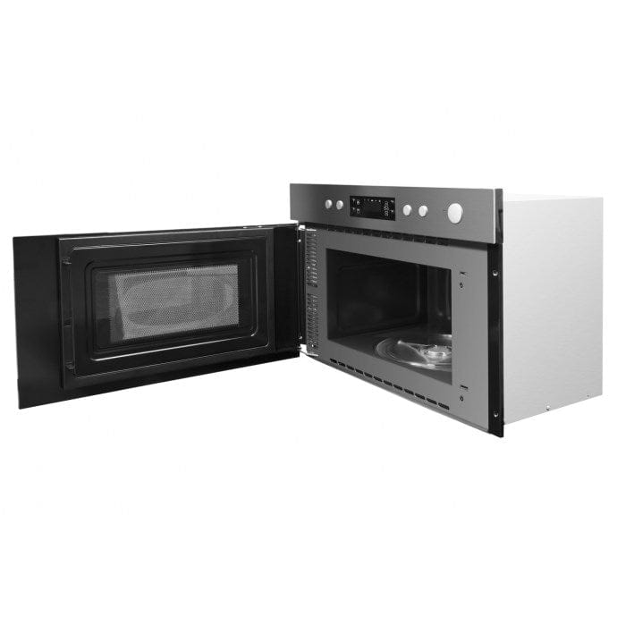 HOTPOINT MN314IXH 22L Built-in Microwave with Grill Stainless Steel - Atlantic Electrics - 39478020833503 