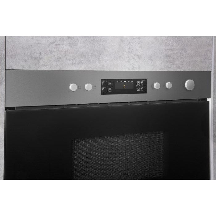 HOTPOINT MN314IXH 22L Built-in Microwave with Grill Stainless Steel - Atlantic Electrics - 39478020440287 